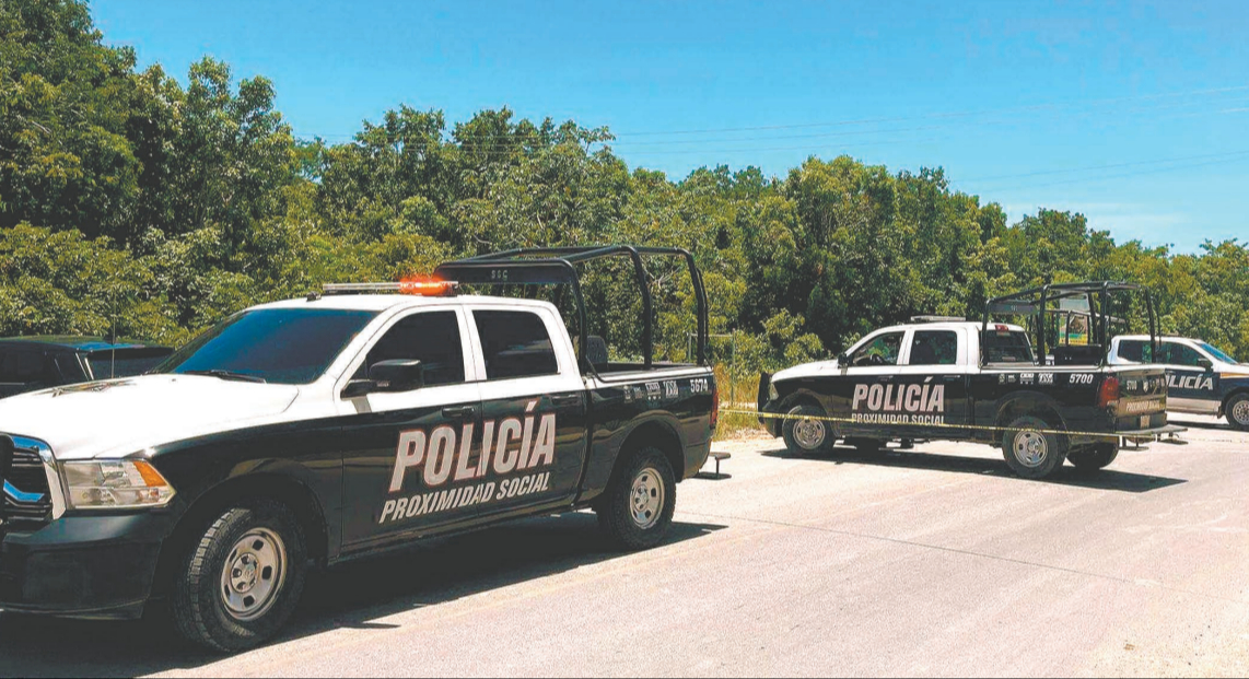 Hallan restos humanos junto a carretera de Cancún