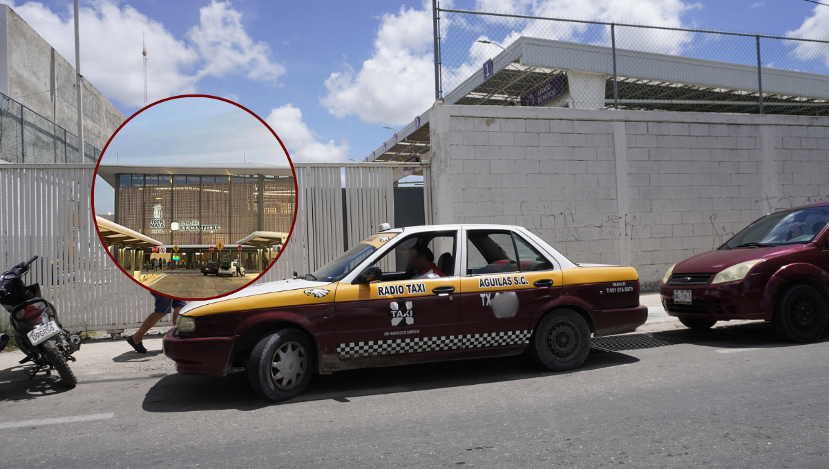 ¿Cuánto cuesta un taxi  del Centro Histórico de Campeche a la estación del Tren Maya? 