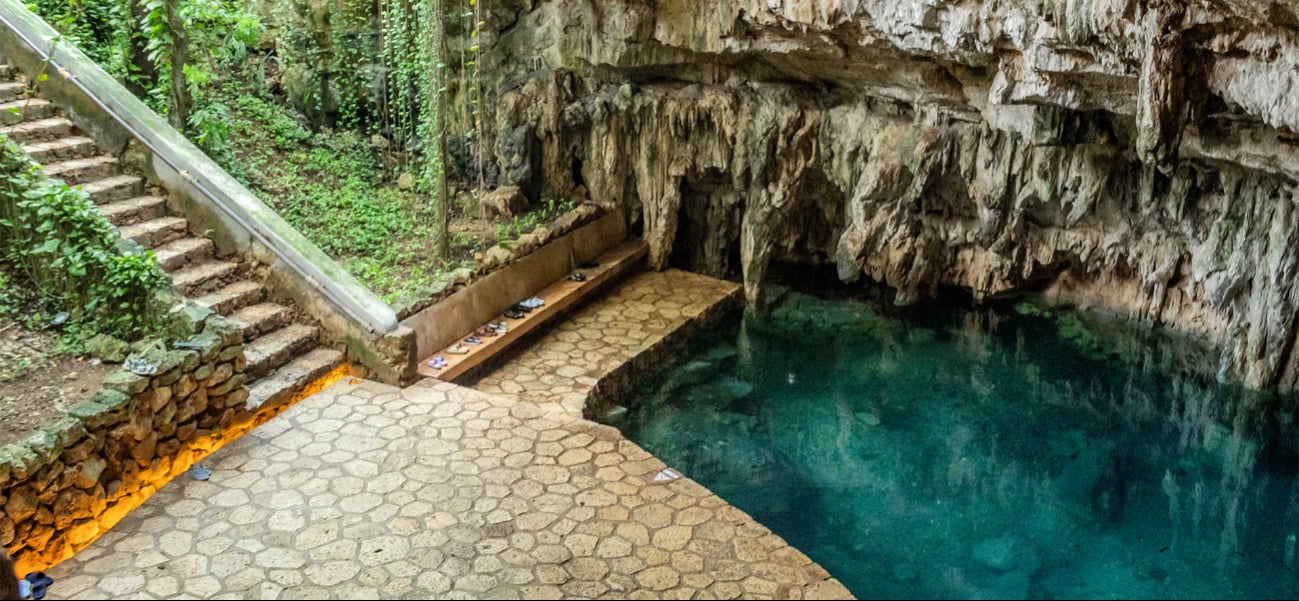 Cenote Mucuyché es uno de esos lugares mágicos con una gastronomía típica