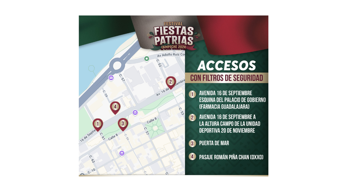 El evento se llevará a cabo en la Plaza de la República y contará con estrictos filtros de seguridad.