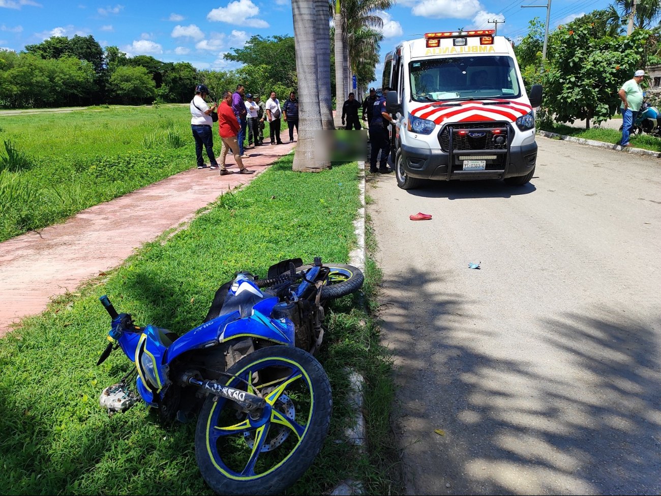 El motociclista laboraba en un cementerio de Tizimín