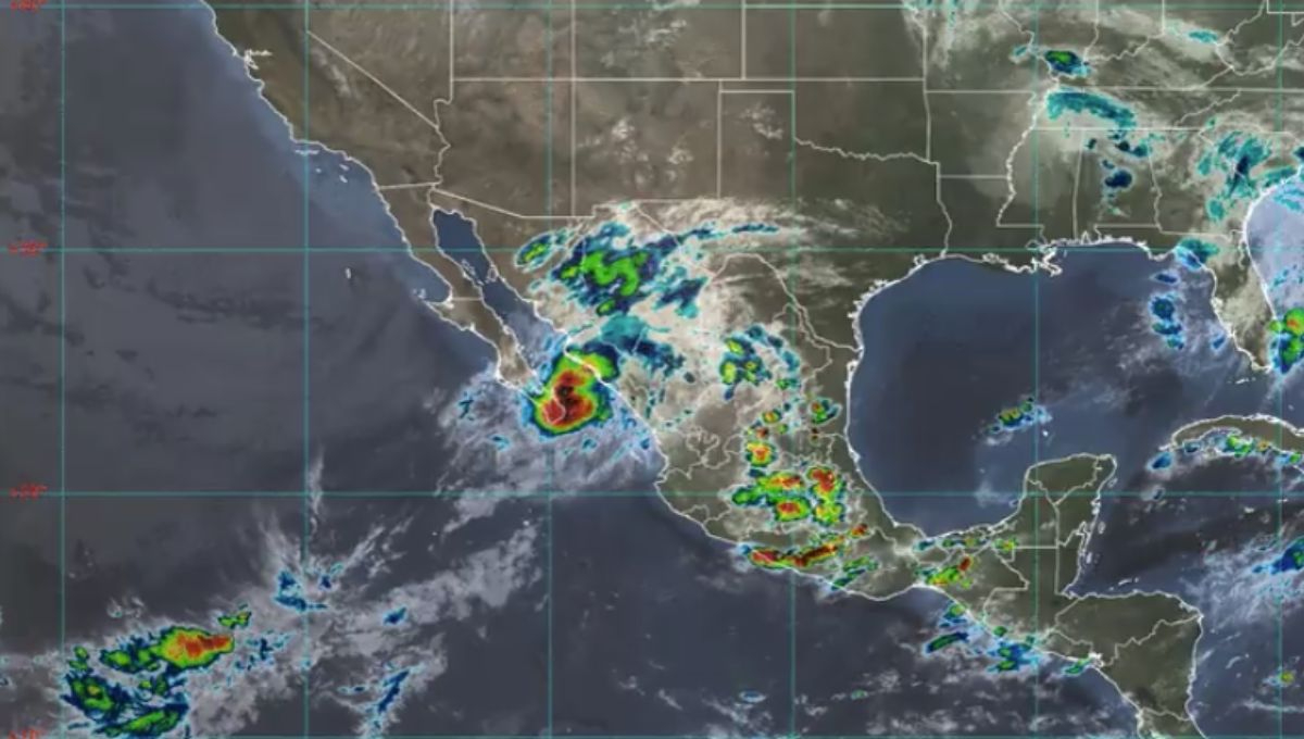 Así luce la Tormenta Tropical Ileana, cerca de Baja California Sur