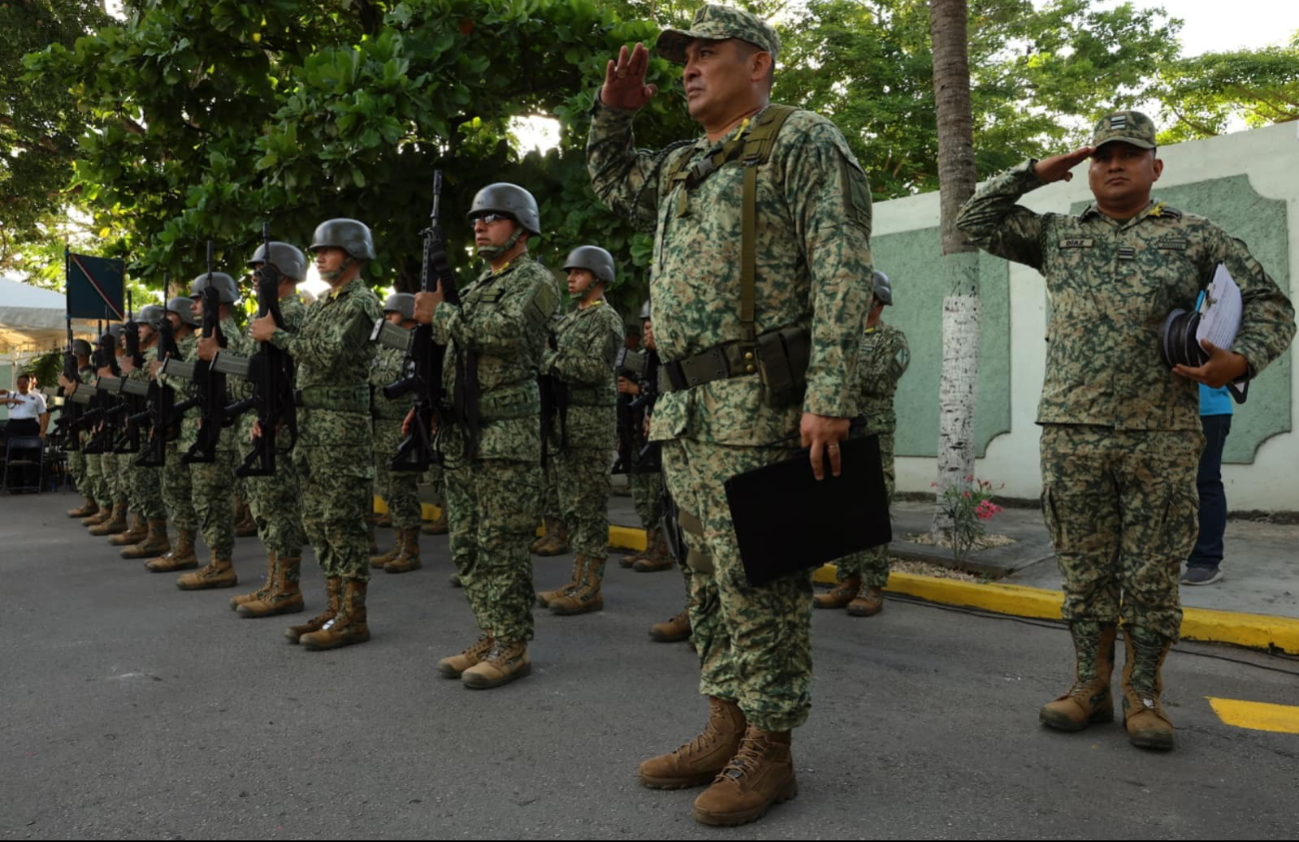 Ejército Mexicano de la 34 Zona Militar de la ciudad capital llevaron a cabo la conmemoración