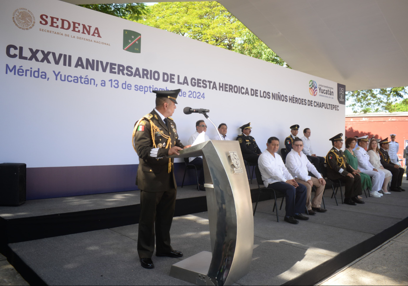 La ceremonia se llevó a cabo en el Parque de La Mejorada en Mérida