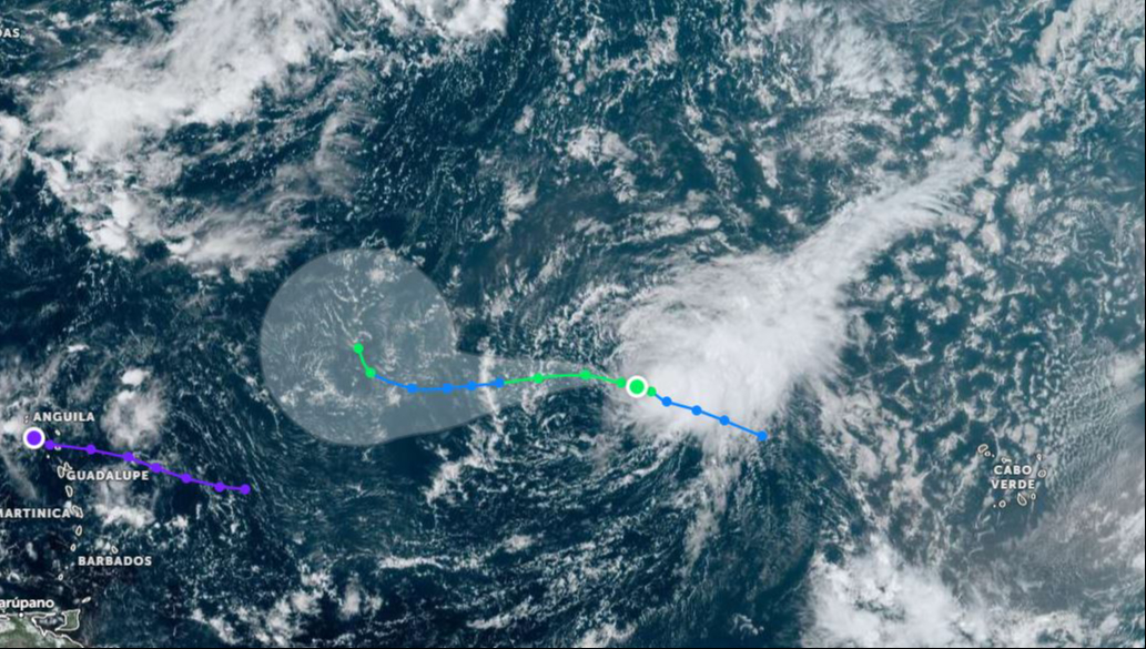 La Tormenta Tropical “Gordon” se formó a partir de la Depresión Tropical “Siete” y se encuentra en el occidente del Atlántico Tropical