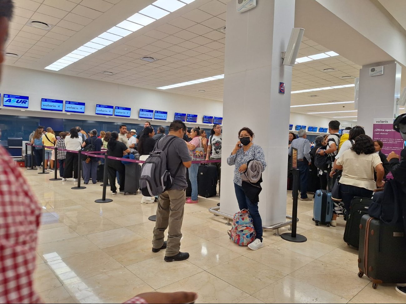 El vuelo 1111 de Viva Aerobús despegó con dos horas y treinta y seis minutos de retraso hacia la Ciudad de México