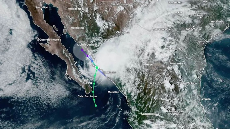  Tormenta Tropical Ileana toca tierra al norte de Sinaloa 