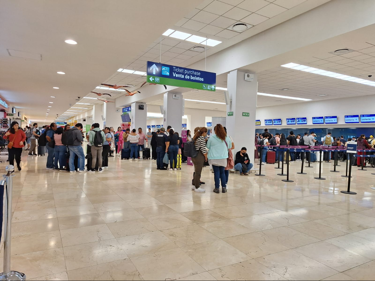 Los pasajeros esperaron más de cinco horas para abordar la aeronave