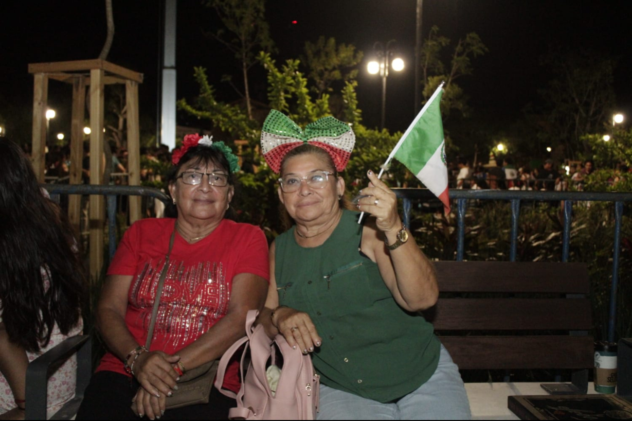 Así se vive el ambiente del Grito de Independencia en Mérida: FOTOS