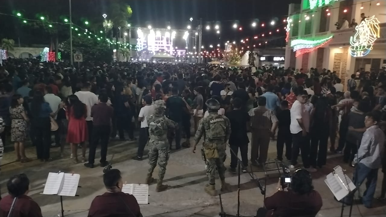 Así se vivió el Grito de Independencia en Felipe Carrillo Puerto