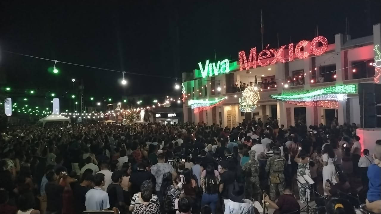 Así se vivió el Grito de Independencia en  Felipe Carrillo Puerto 