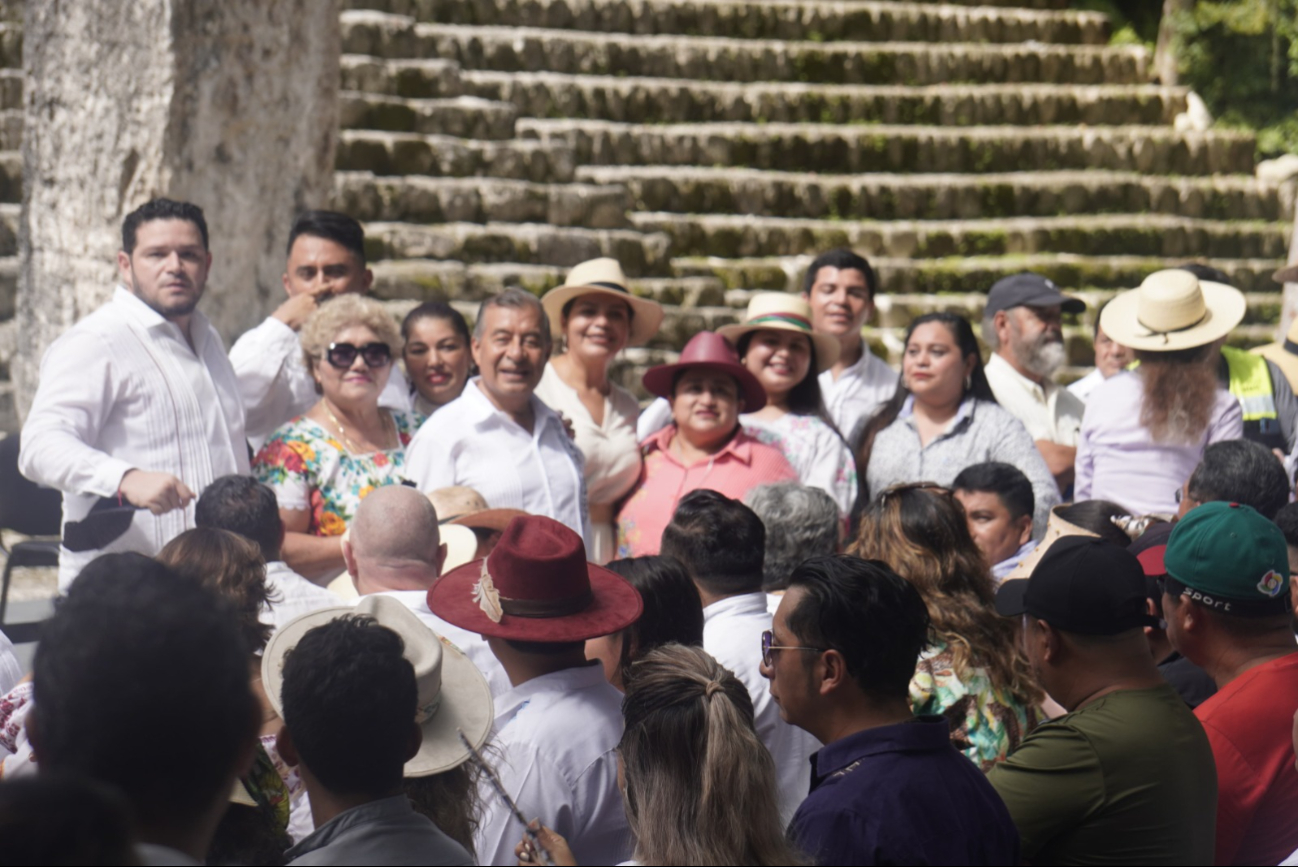 Esperan al presidente AMLO y a la Presidenta electa