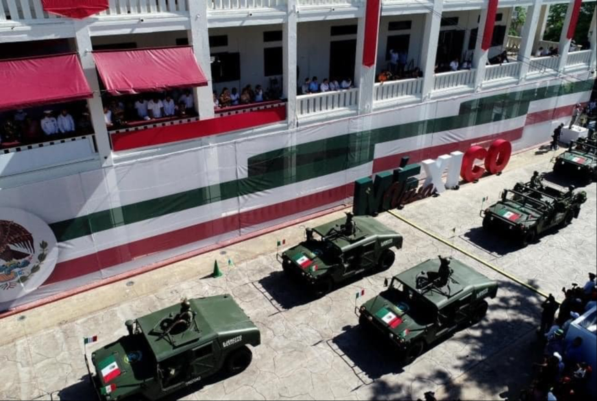 Ejército Mexicano hizo presencia en el desfile