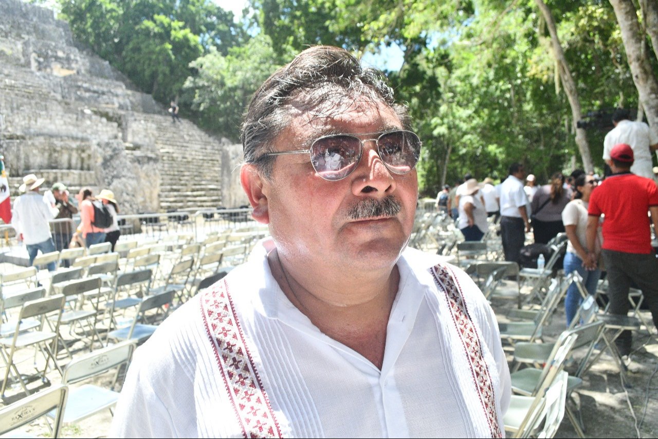 Luis Enrique Alvarado Moo destacó la derrama económica del Tren Maya y el acueducto en Calakmul