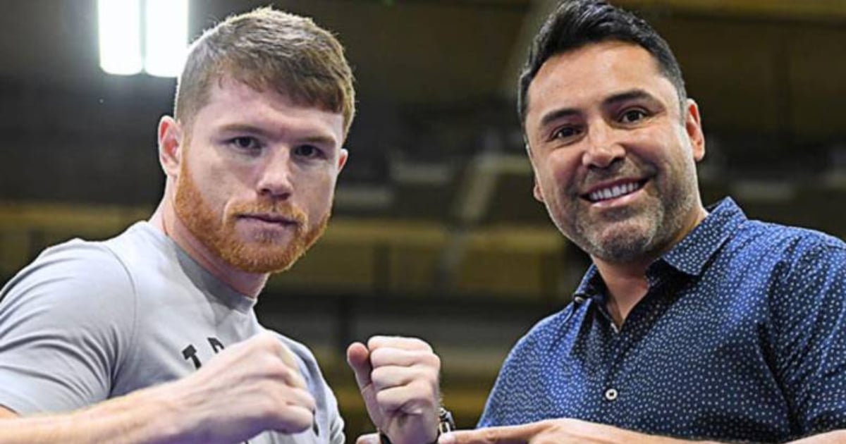 Canelo Álvarez y César de la Hoya