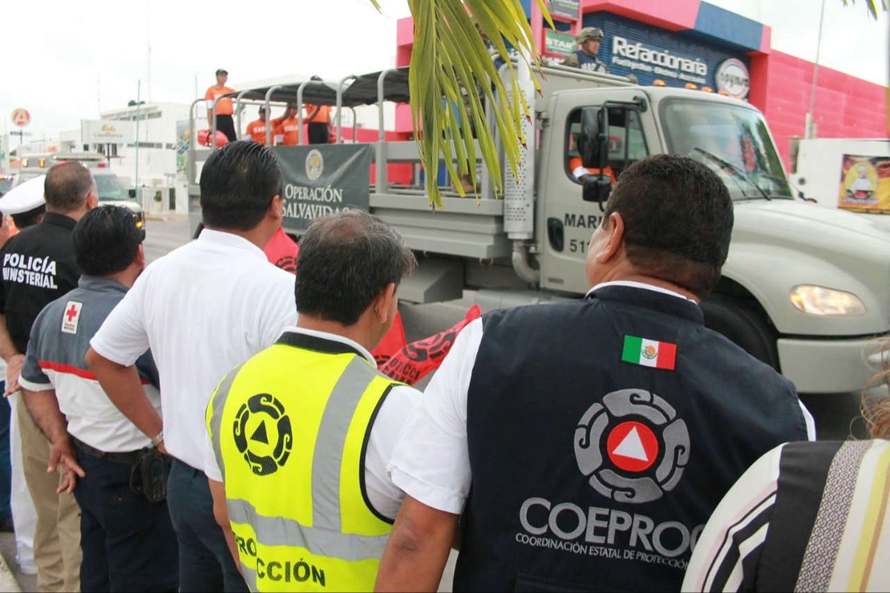 Escases de elementos de Protección Civil en Quintana Roo