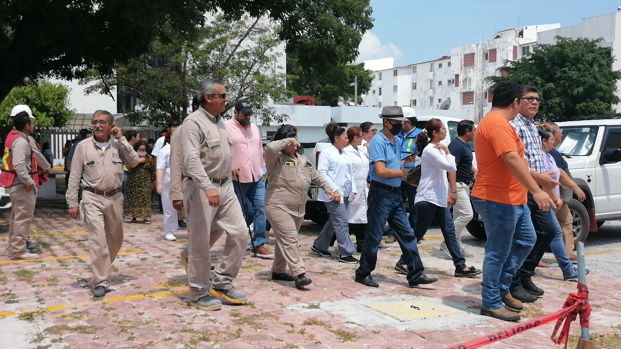 Listos para simulacro 15 edificios de Ciudad del Carmen