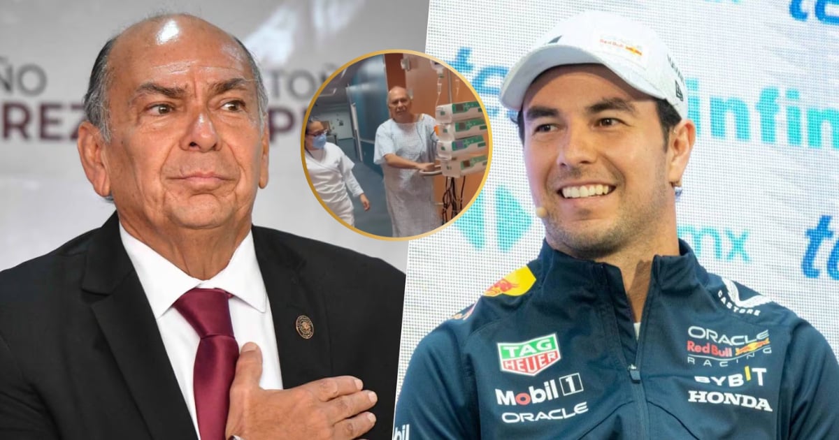 Papá de Checo Pérez reaparece en redes sociales desde el hospital