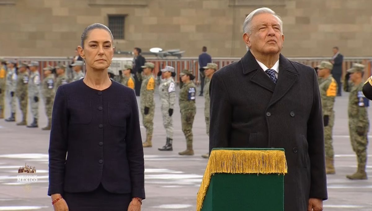 Claudia Sheinbaum Pardo, presidenta electa y Andrés Manuel Lpopez Obrador, presidente de México