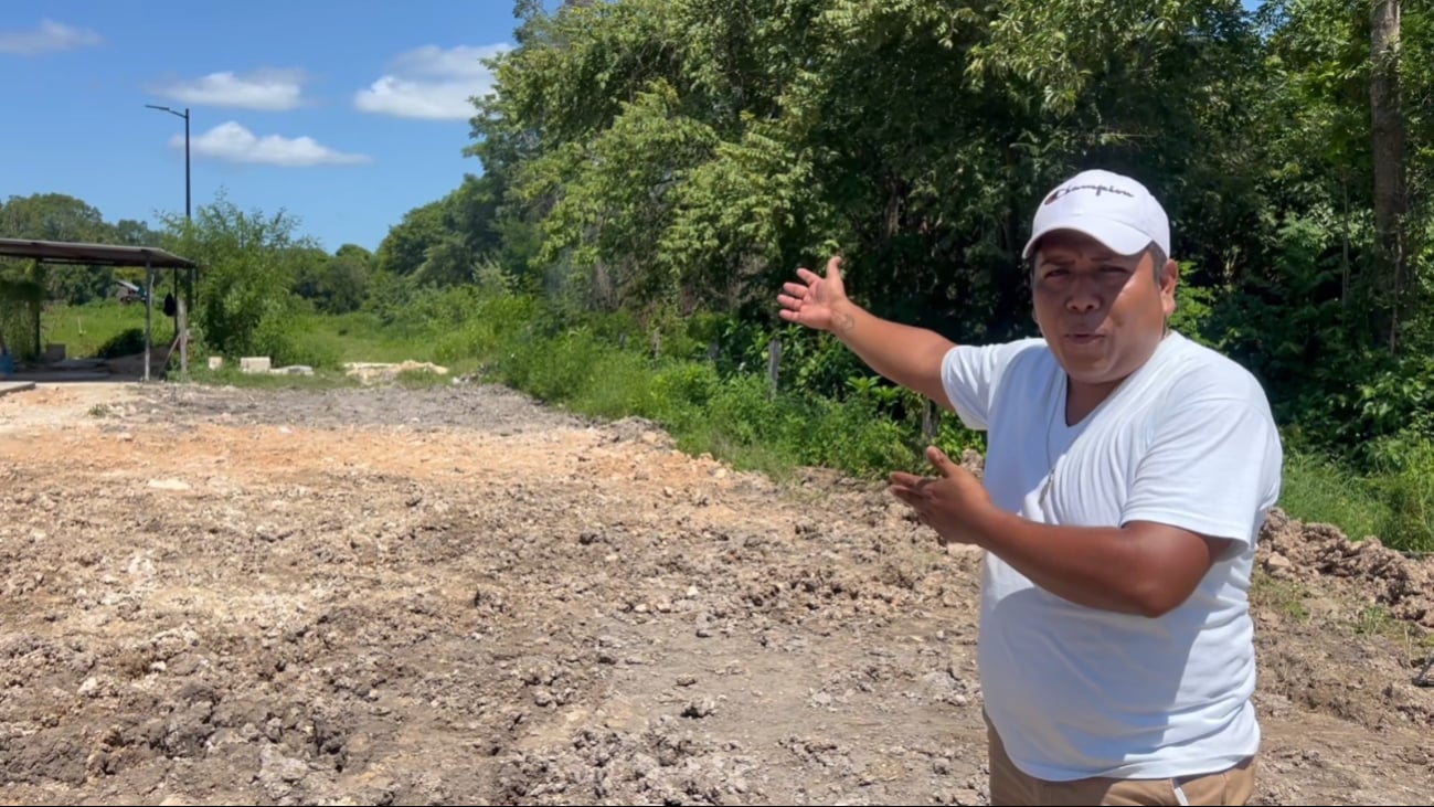 Habitantes de San Pablo Pixtún denuncian que la SDA no construyó el camino sacacosechas ni los carriles para carreras de caballo