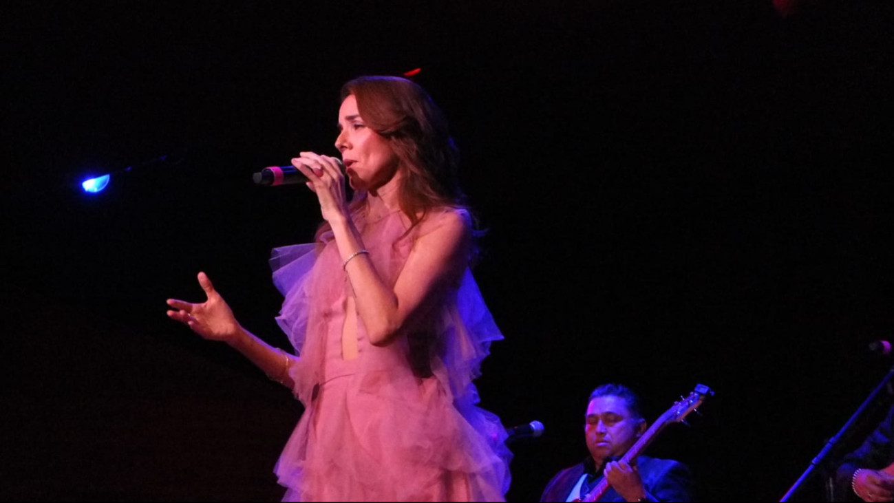 María San Felipe dio una apasionante interpretación en el Palacio de la Música.