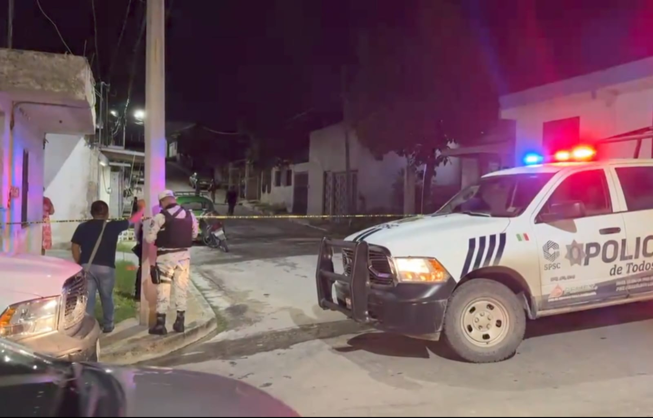 Policía Estatal, Guardia Nacional, Marina y Ejército Mexicano acudieron al lugar