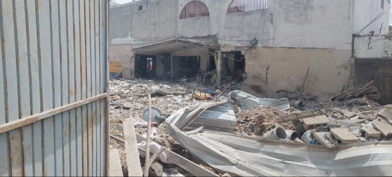 Así lucía el domicilio tras la explosión en Reynosa