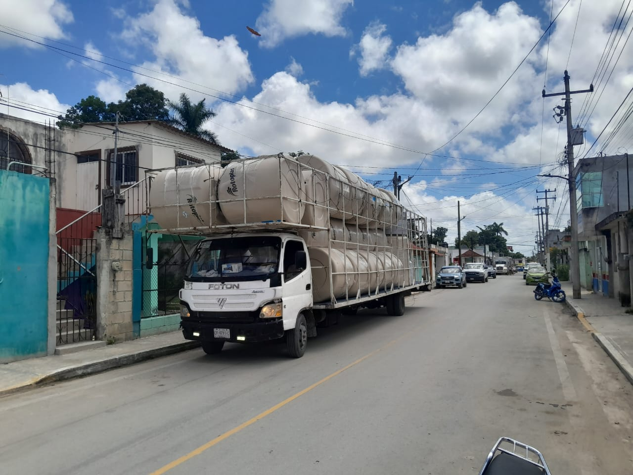 El conductor del camión no tomó las debidas precauciones y continuó su marcha