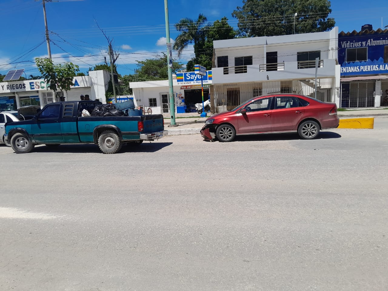 Se registra accidente vial en Escárcega, Campeche