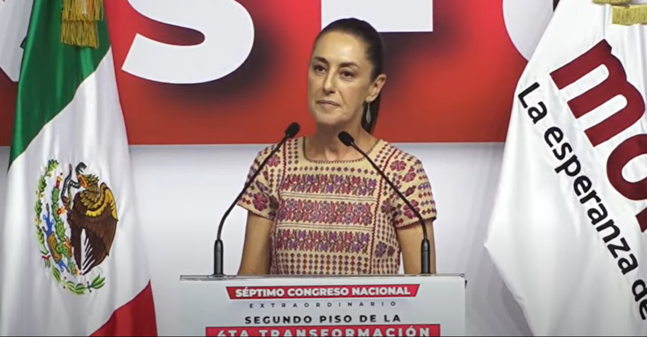 Claudia Sheinbaum destaca nueva etapa de la 4T  en el Séptimo Congreso Nacional de Morena