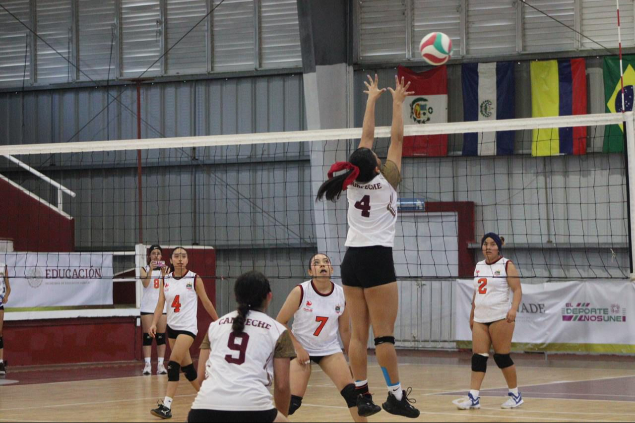 En volibol femenil, Campeche medalla de oro en Encuentro Indígena