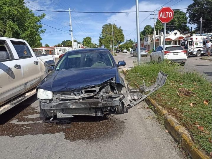 Falta de precaución de conductores continúan accidentes en Chetumal