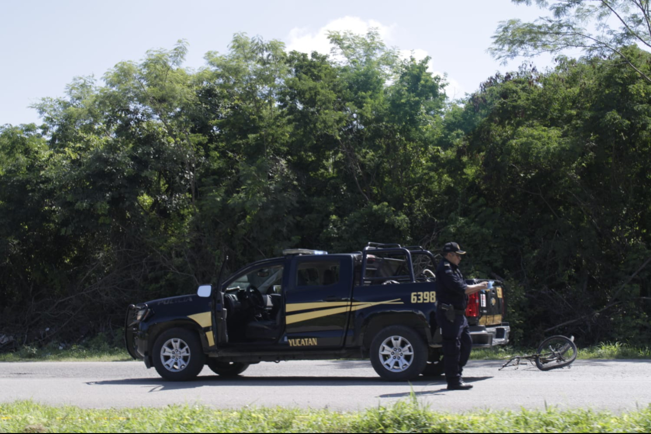 Ciclista muere atropellado en el Periférico de Mérida