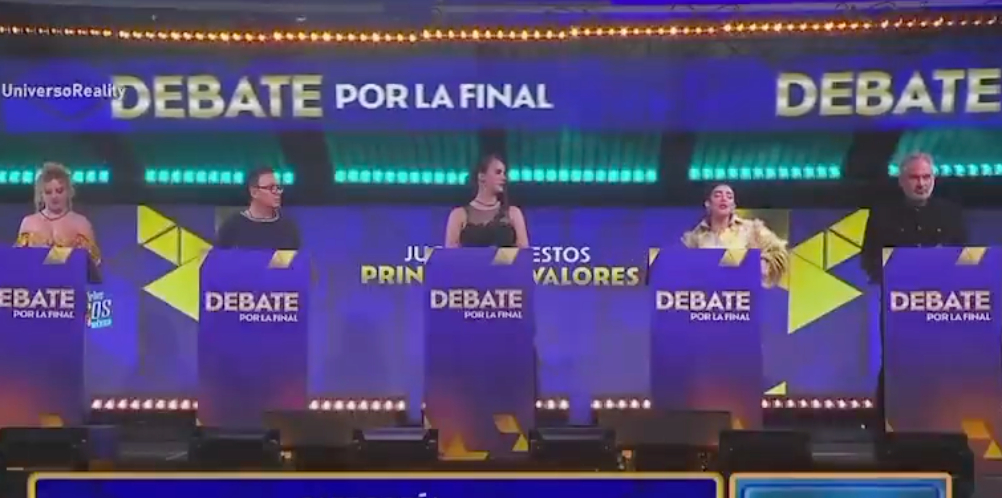 La Casa de los Famosos: Así fue el debate de los finalistas