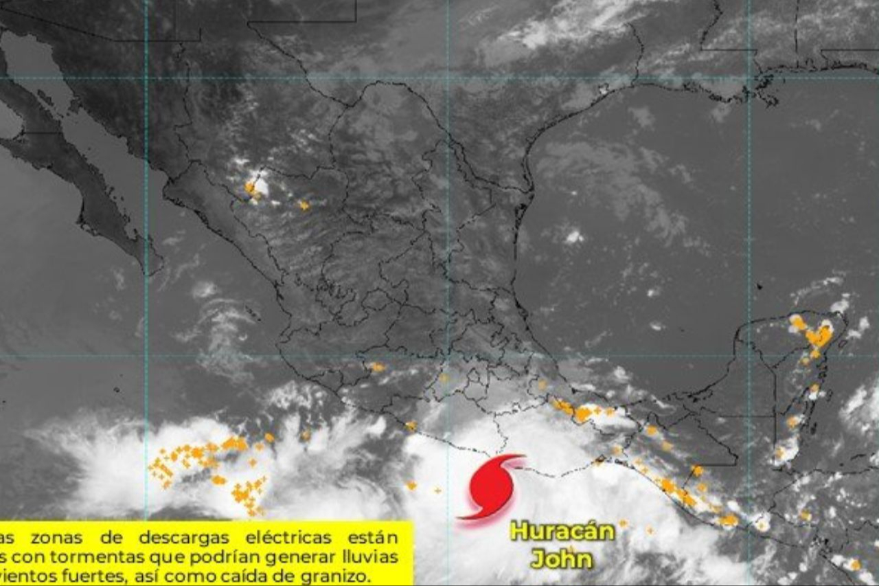 Huracán ‘John’: Las afectaciones que se esperan y su trayectoria 