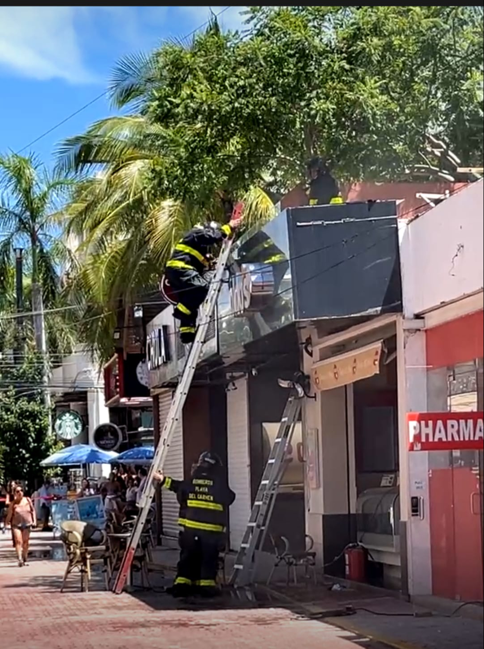 Sofocan incendio en la Quinta Avenida