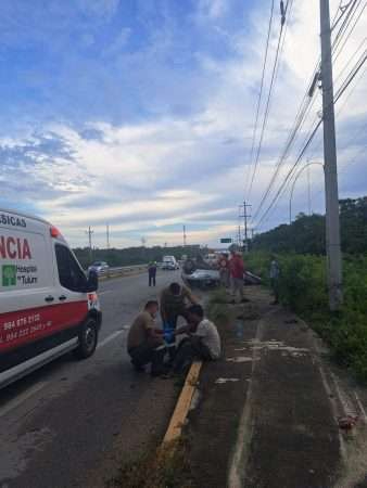 A pesar de la gravedad del accidente, los tres trabajadores sobrevivieron con heridas no graves