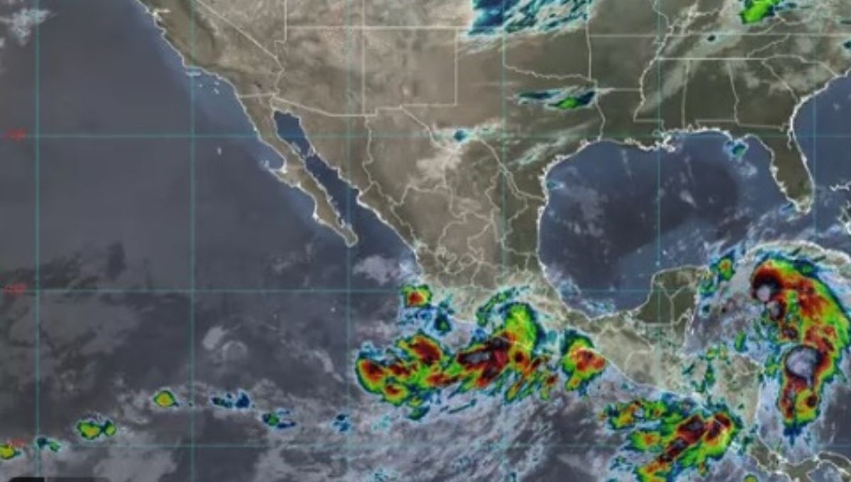 Tormenta Tropical John y Ciclón Nueve provocan lluvias intensas y fuertes vientos en México