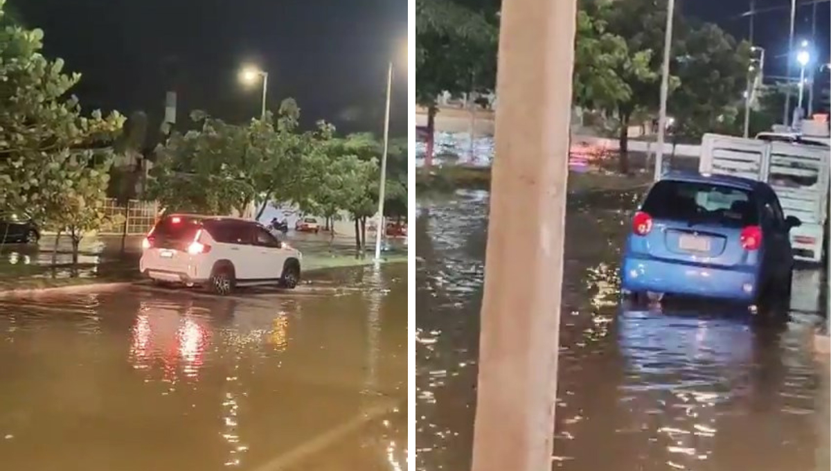 Inundación en la Avenida María Lavalle Urbina