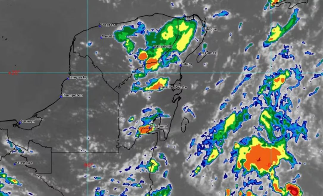 Quintana Roo y Yucatán en alerta azul