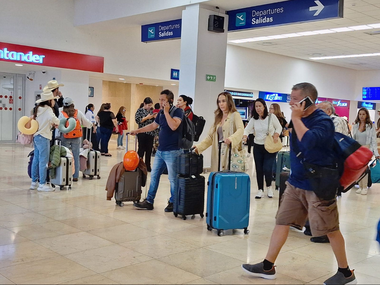 Se mantiene la buena afluencia de pasajeros en el aeropuerto de Mérida