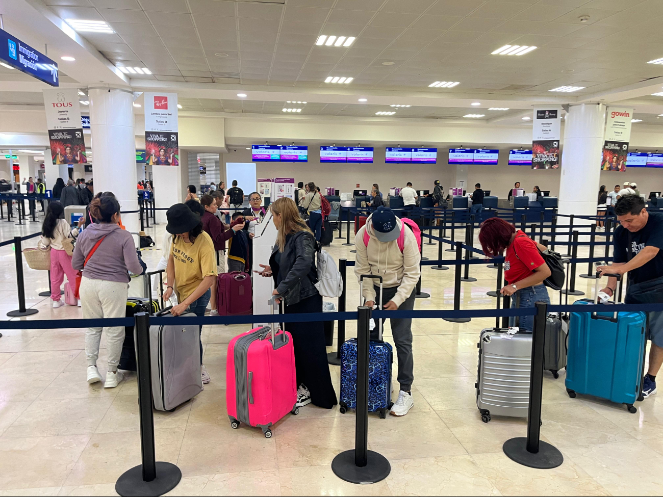 Aerolíneas del aeropuerto de Cancún informarán hasta dentro de las próximas horas