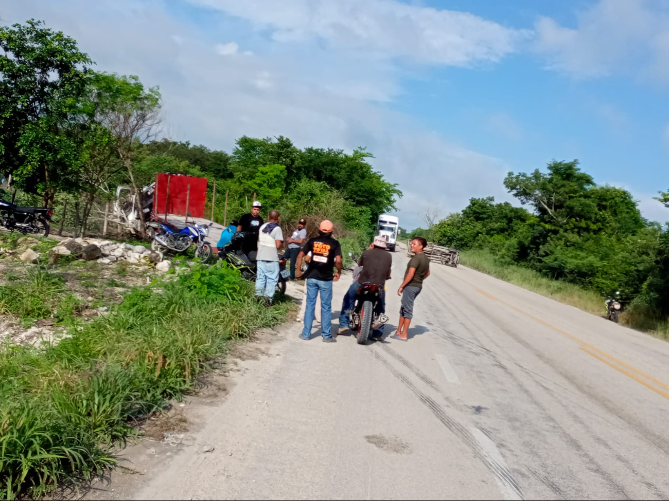 La Guardia Nacional acudió al lugar para acordonar el área y recoger evidencias