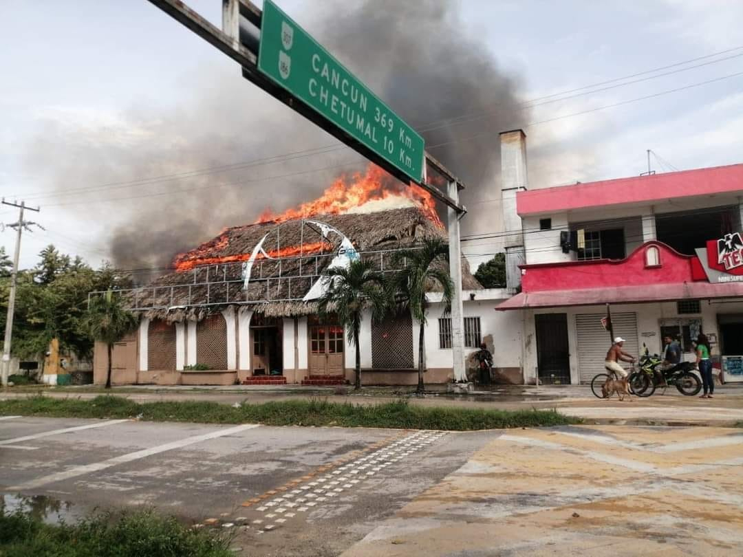 Incendio en Subteniente López alerta a los vecinos