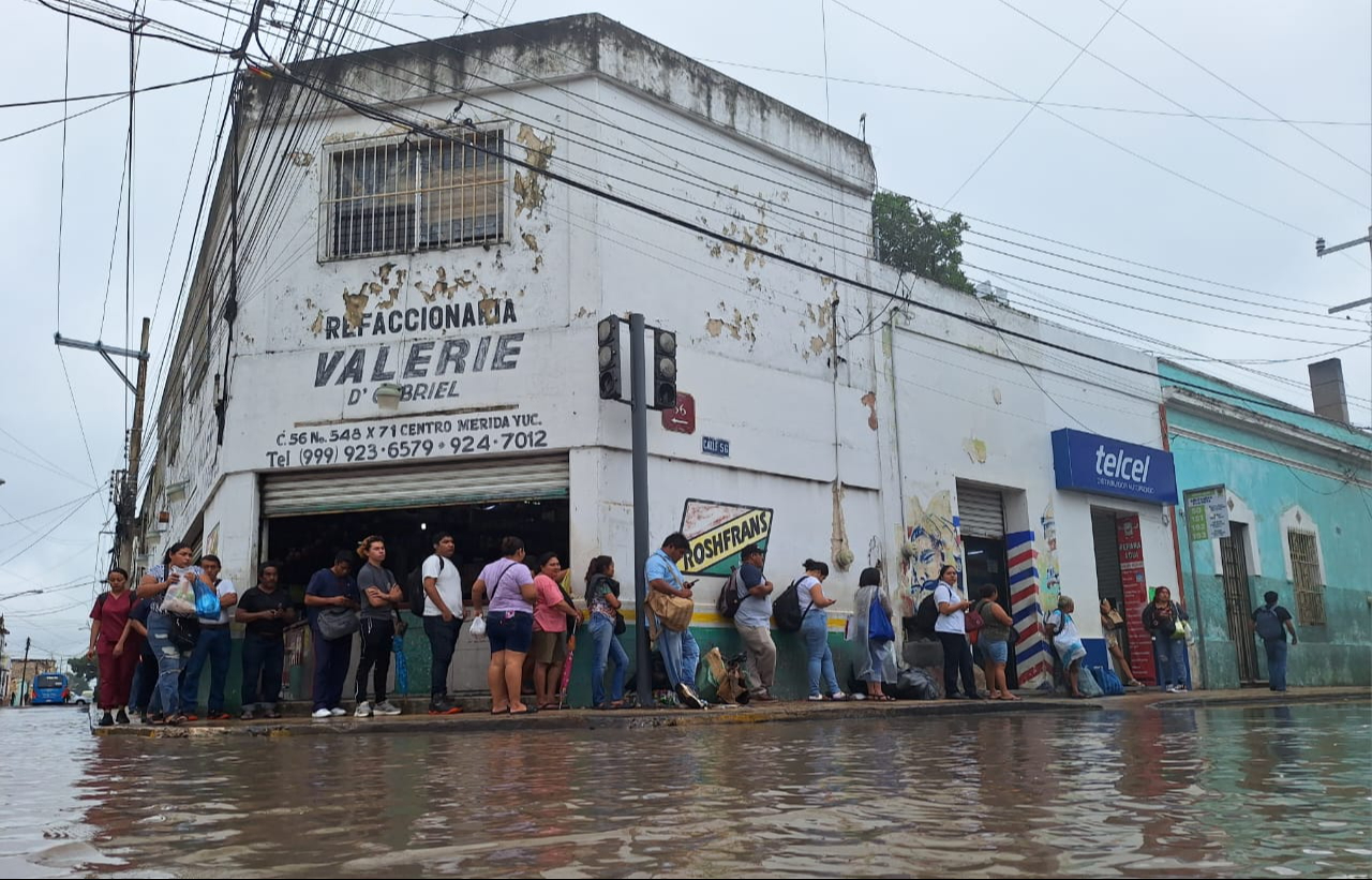 Las lluvias no se detendrán en Yucatán en las próximas horas