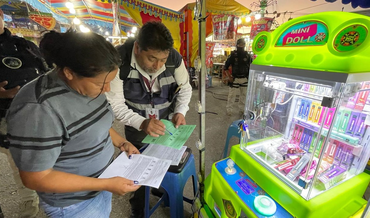 Se decomisaron 375 vapeadores en la Feria de San Román 2024 por la Copriscam