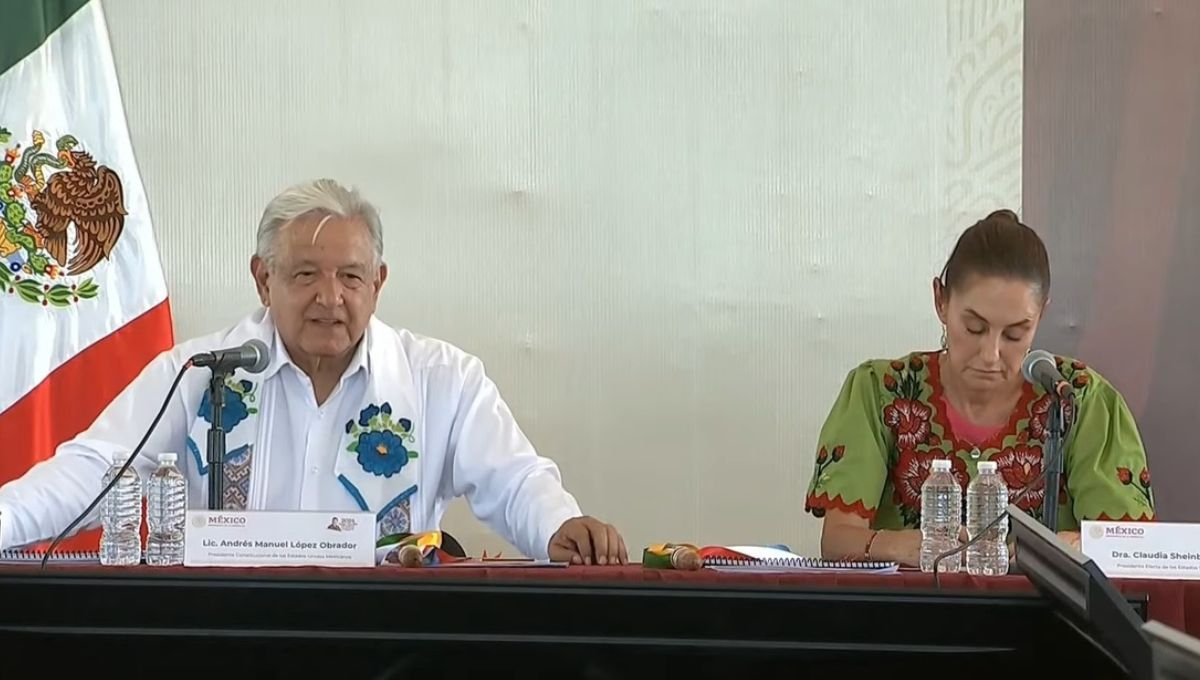 Andrés Manuel López Obrador y Claudia Sheinbaum