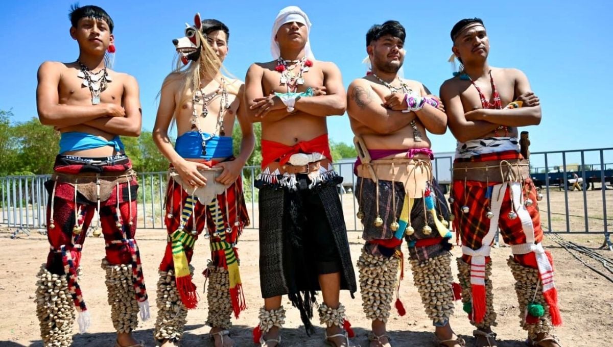 Entrega de acueducto y distrito de riego al pueblo yaqui, desde Guaymas, Sonora