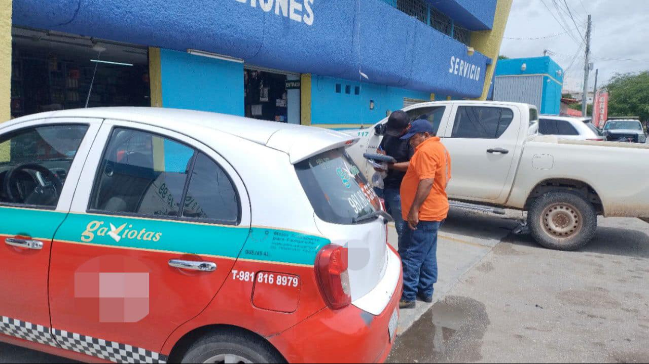 los taxis retenidos presentaban fallas mecánicas