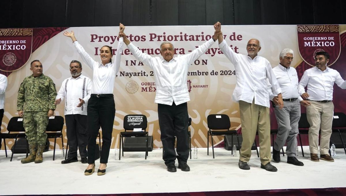 AMLO encabezó la inauguración de proyectos prioritarios y de infraestructura en Tepic, Nayarit